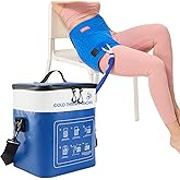 Cold Therapy Machine for Hip Post Surgery with Leak-Proof Hip Pad | Ice Machine with Timer Temperature Display, 3 Adjustable Straps, Quiet Pump, Pressure Regulator for Cryotherapy Pain Relief