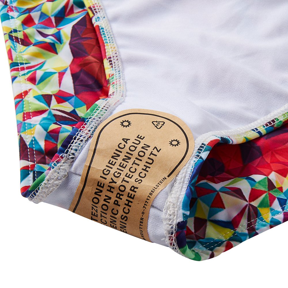 TUONROAD Women’s 2 Pcs Triangle Padding Bra Top High Leg Cut Bottoms Sexy Thong Bikini Set 3D Printed Push up Halter Swimwear Bikini Beachwear Bandage Bathing Suit Red-Heart X-Large