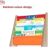 LIVIVO Colorful Kids Bookshelf 4 Tier Toy Storage Rack Multi-Colour view 8