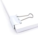 Rapesco 1493 19 mm Foldback Clips White Pack of 80 view 3