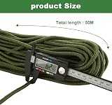 YAYODS 50M 6MM Green Nylon Rope Heavy Duty Multi-functional Hanging String Cord view 2