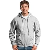 Gildan unisex-adult Fleece Zip Hoodie Sweatshirt, Style G18600, Multipack