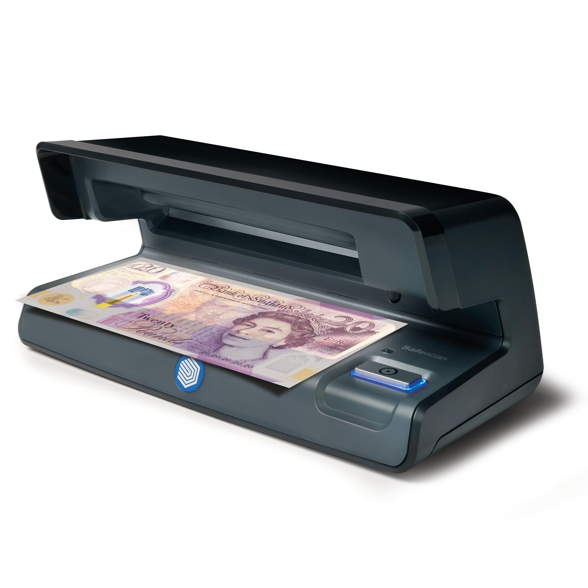 Safescan 70 UV Counterfeit Money Detector - Checks Notes, Credit Cards, ID's - UV Money Checker For New Notes - Fake Money Note Checker with UV & White Light - Suitable for the New King Charles Notes