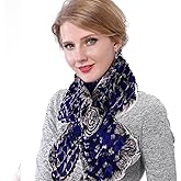 Valpeak Real Fur Scarves Women Winter Fur Neck Warmer Scarf Cold Weather Rabbit Knitted Fuzzy Fluffy