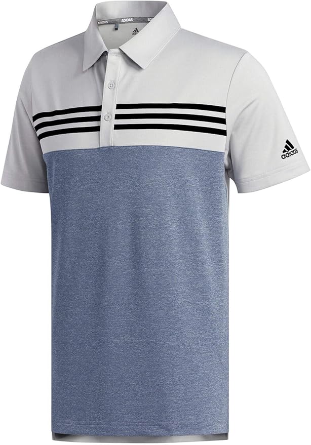 adidas men's drive novelty heather golf polo
