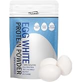 Talcufon Egg White Protein Powder 8 Oz Pasteurized No Additives, High Protein, Gluten-Free Ideal for Baking and Cooking, Unflavored 227G
