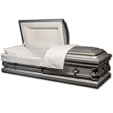 RestInPower Steel/Satin Clarice Casket – Enduring
