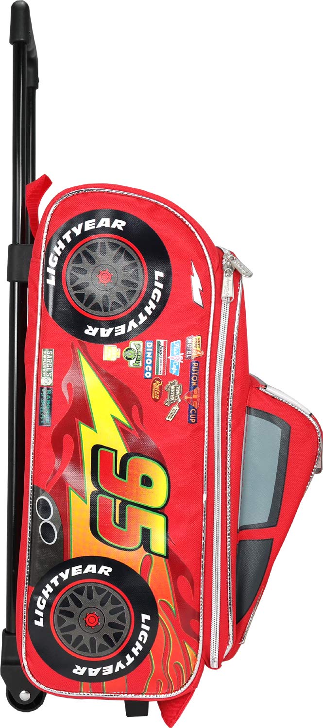 Pixar Cars 17 inches Lightning McQueen Shape Luggage