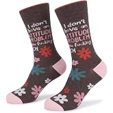 FUNATIC Funny and Crazy Socks with Sayings - Fun Gifts for Women Men Adult | One Size Fits Most, Premium Cotton Blend, Soft, Fun Gift for Women and Men, Funny Novelty Socks, Christmas Stocking Stuffer