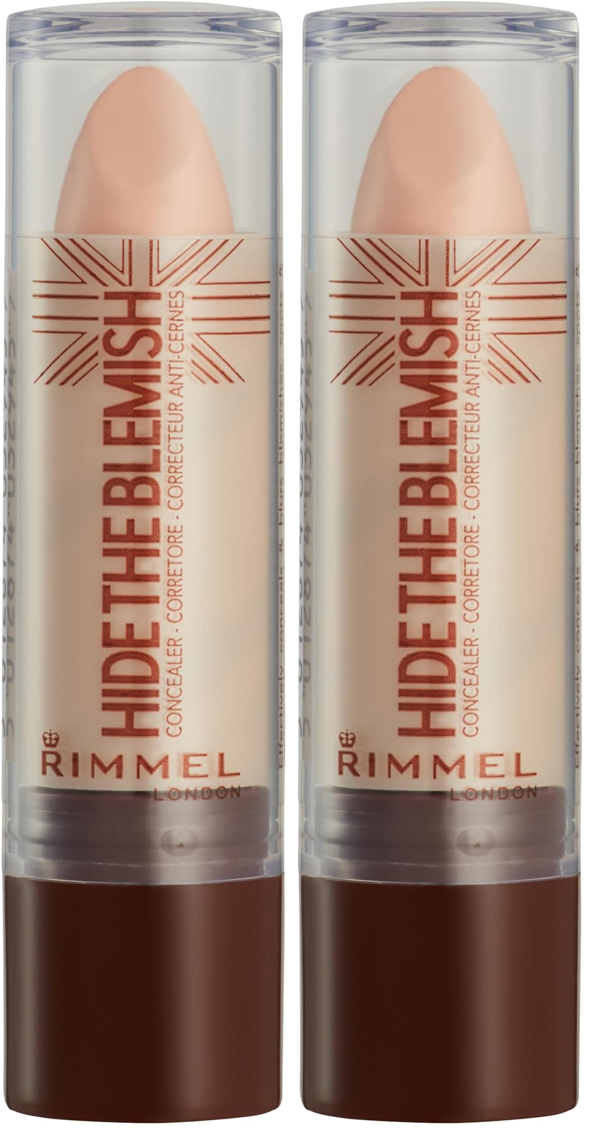 Rimmel London Hide The Blemish Concealer, 2 Sand, 4.5 g (Pack of 2)