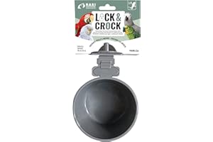 HARI Lock & Crock Heavy-Duty - Tip-Proof - Food and Water Bowl - 591 ml (20 oz)