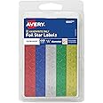 Avery 0.5-Inch DiameterAssorted Foil Star Labels, Pack of 440 (6007)