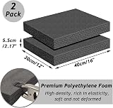 Wonninek 2Pack Pick Foam Insert 400x300mm Cubed for Case Storage Drawer Tabletop view 2