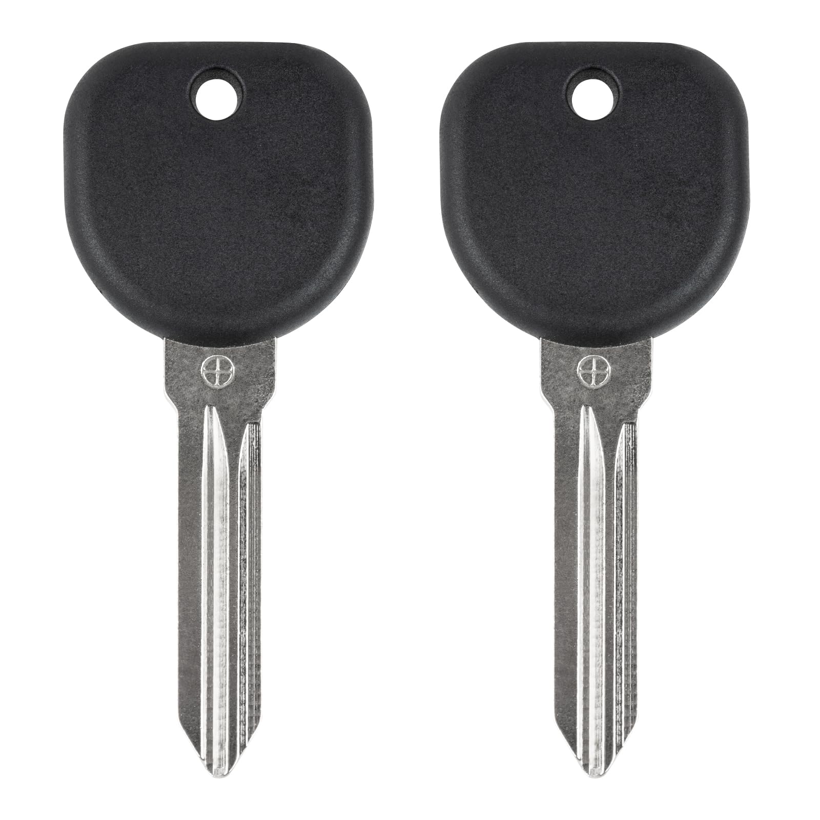 Photo 1 of Vurkcy 46 Chip Transponder Ignition Car Key, B111-PT GMX-100C 15871576 Circle + Replacement for Buick Cadillac Chevy GMC Hummer Pontiac Saturn, New Uncut, 2Pcs