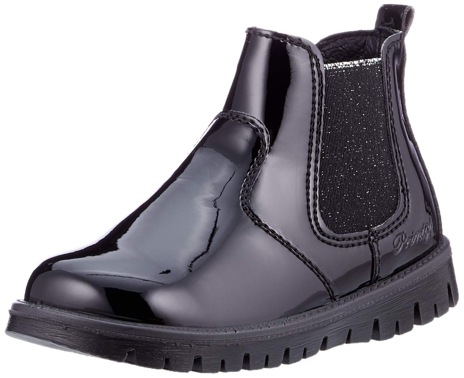 Primigi Baby Girls PRX 63575 First Walker Shoe, Nero, 7 Child UK