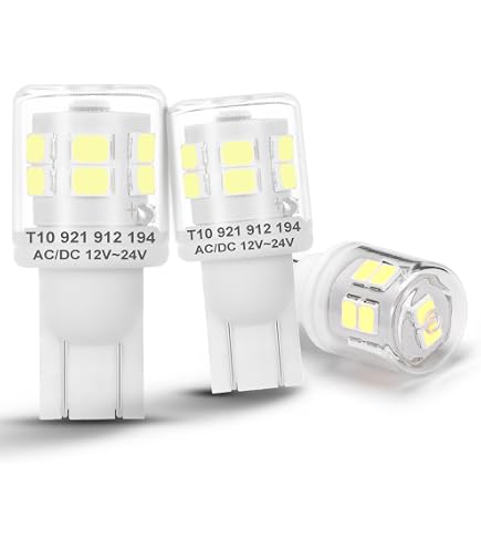 thumbnail image 2 of Syneticusa 2x T10 921 LED Reverse Bulbs – 1206 SMD 42LED 6000K Xenon White – Upgrade For 168 194 W5W 2825 2 of 4
