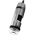 Dino-Lite USB Digital Microscope AM7115MZT, 10x-220x Magnification 5.0MP, Microtouch, Measurement, Scroll Lock, Polarizer, Removable Cap, Metal Body