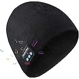 MuGo Bluetooth Beanie Hat Built in HD Stereo Speakers, Upgraded Bluetooth 5.0 Wireless Headphones Music Hat, Men's Tech…