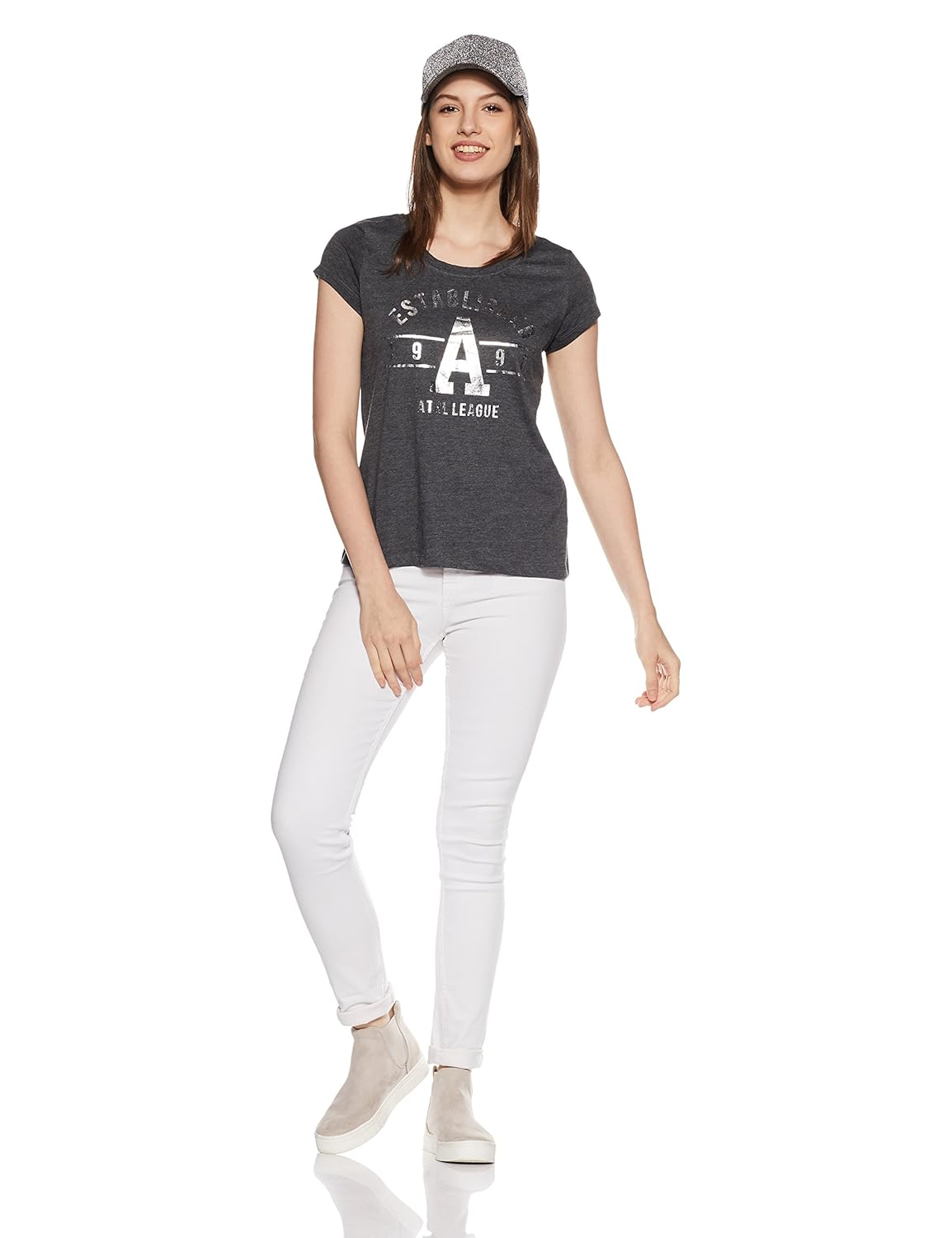 ajile by pantaloons women's flared t-shirt
