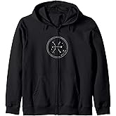 Pisces Zodiac Star Sign Constellation Horoscope Symbol Zip Hoodie
