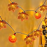 Fall Decorations for Home Pumpkin Maple Leaf String
