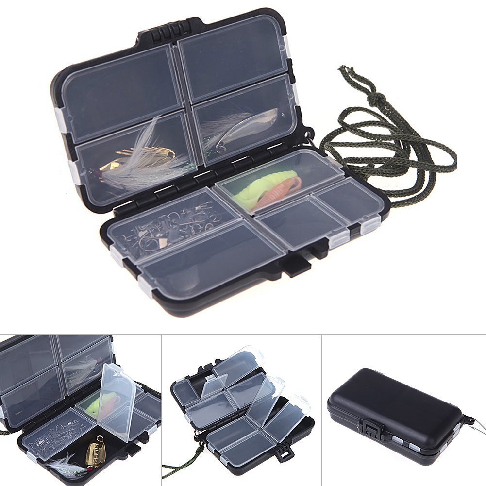 50 Off 2層オーガナイザー 透明9 Compartmentsストレージボックス釣りアクセサリー 釣りフック釣り餌リードウェイトコネクター For 釣りツール B07cy6n94w Vision Realestate Com