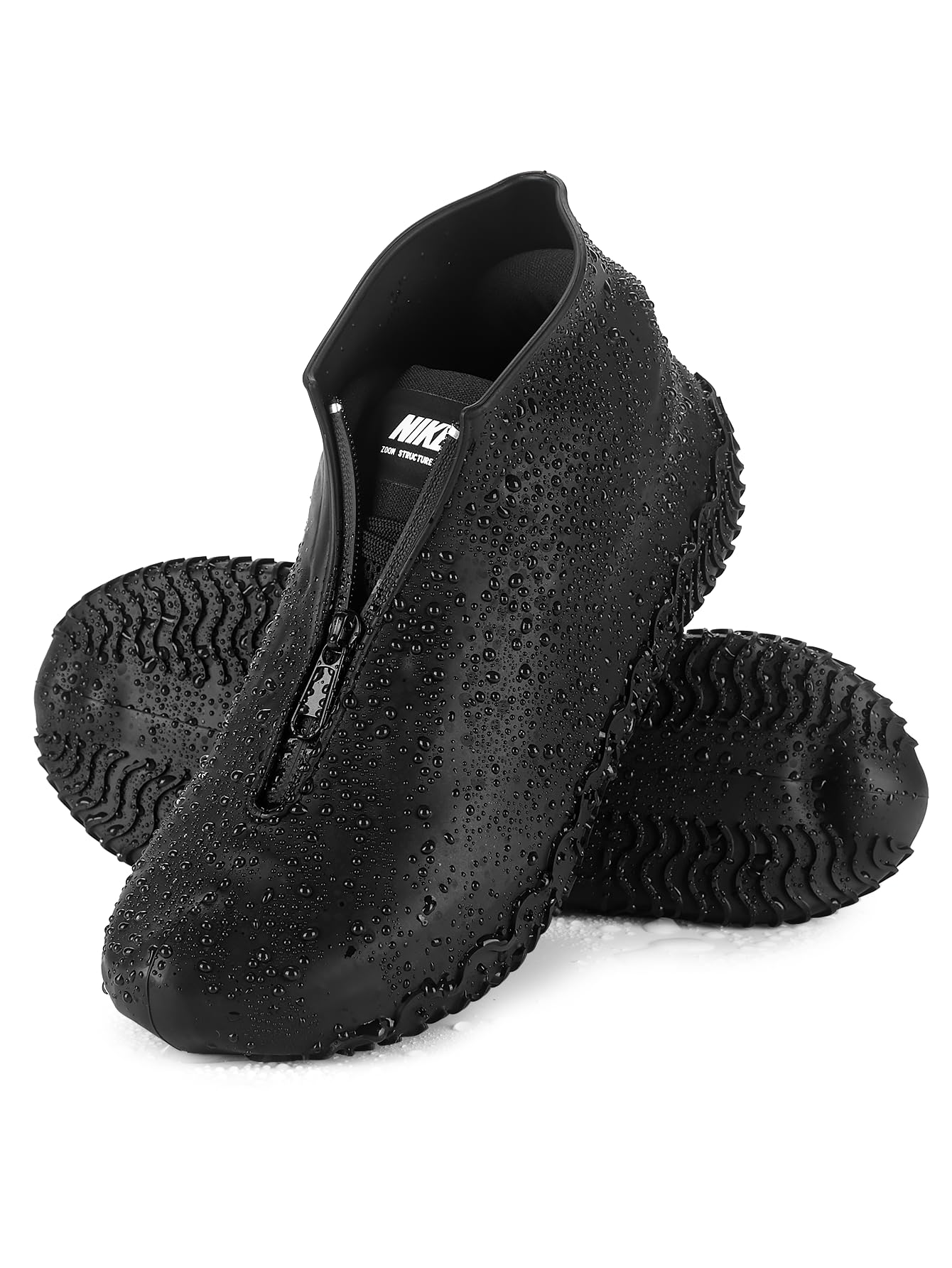 Photo 1 of HTHOY&GOWY Shoe Covers Waterproof Silicone Rain Overshoes for Kids Men and Women