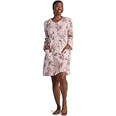 Miss Elaine Women's Short Robe, Soft Quilted Knit Robe with 3/4th Sleeves, Pockets, Sleepwear and Loungewear