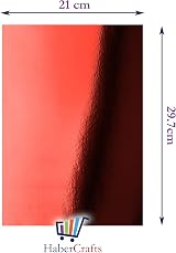 Habercrafts Assorted Colour Mirror Card A4 250gsm 10 Sheets 10 Colours view 2