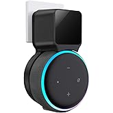 Maxonar Echo Dot Wall Mount Holder, Echo Dot Mount 3rd Generation Compatible with HomePod Mini, Clever Echo Dot Accessories with Built-in Cable Management Hide Messy Wires