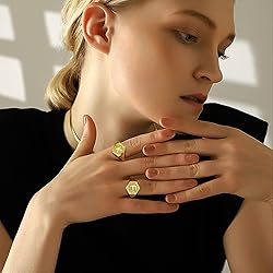 U7 Women Knuckle Ring 18K Gold Plated Statement