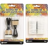 Tim Holtz Alcohol Ink Mini Applicator Tool and Replacement Felt Bundle (Set of 2 Items)