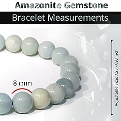 Amazonite Crystal Bead Bracelet – Healing Crystal