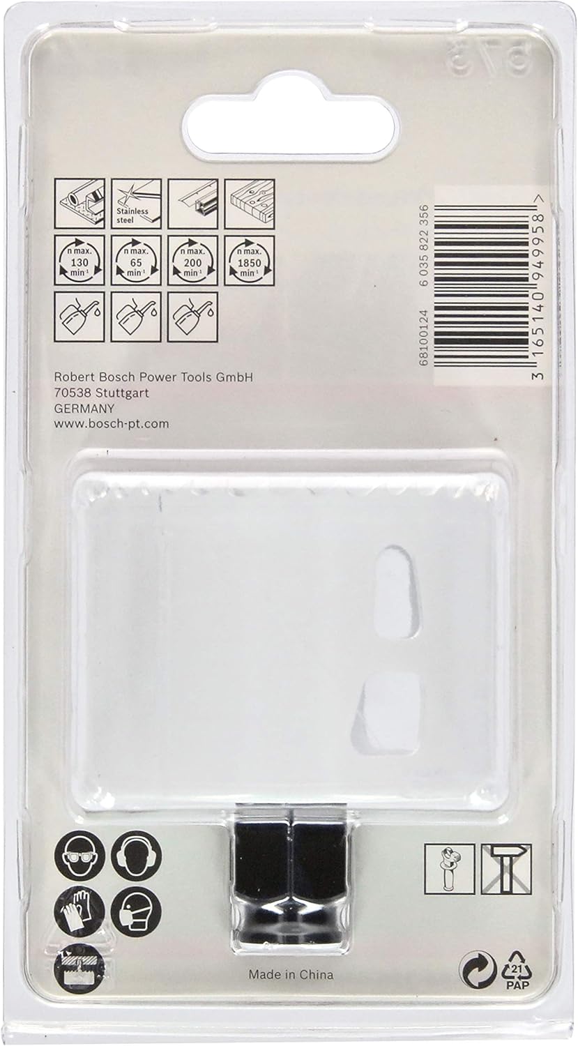 BOSCH Bi-Metal Hole Saw (for Wood and Metals 8% Cobalt Alloy, Progressive Tooth Design, diameter 65 mm, Accessory Drills) - Image 4