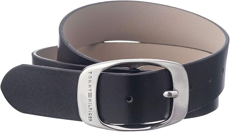 tommy hilfiger oval buckle belt 3.5
