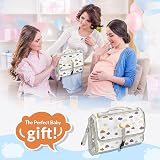 TENDS Portable XL Waterproof Folding Baby Changing Pad Diaper Bag with 6 Pockets view 8