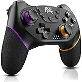 [2025 New Version]Wireless Pro Controller Compatible for Nintendo Switch Sefitopher Bluetooth Gamepad Joypad,PC Wired Control