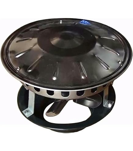 Ventilateur De Cheminée Rond Diamètre 20 Cm - Pour Conduit D'évacuation, Marque Gemi, Neuf