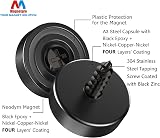 Magnetpro 12 Pcs Pot Magnets 25 lb Countersunk Hole 20x7 mm with Steel Caps view 2