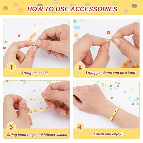 how to tie a clay bracelet
