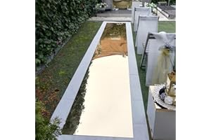 YADI Double Sided Gold Silver Mirror Carpet Aisle Runner Decorative Runner Rug for Weddings, Birthday, Prom, Glam Party (Gold/Silver, 4' x 33')