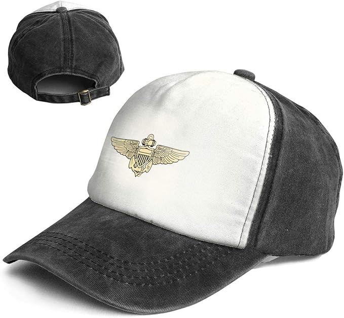 Naval Aviator Pilot Wings Trend Printing Cowboy Hat Fashion Baseball