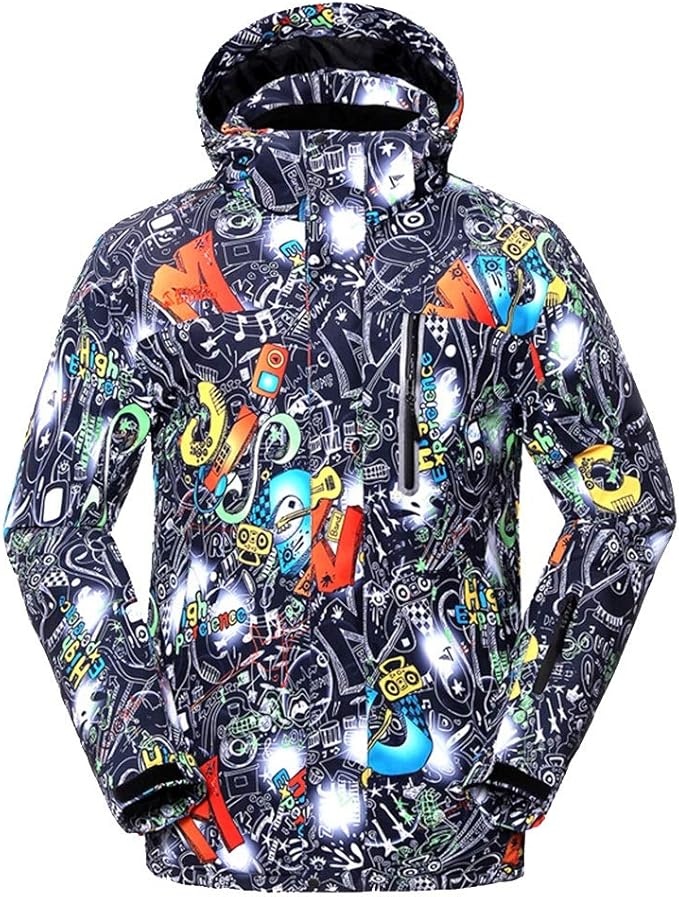 Amazon レインジャケット付き メンズファッションスキージャケット防水屋外の冬の雪のコートカップルスタイル防風スノーボードジャケットは 厚みの暖かい雨ジャケットトップス ジャケットアウトドア アウトドア アウトドアジャケット 通販