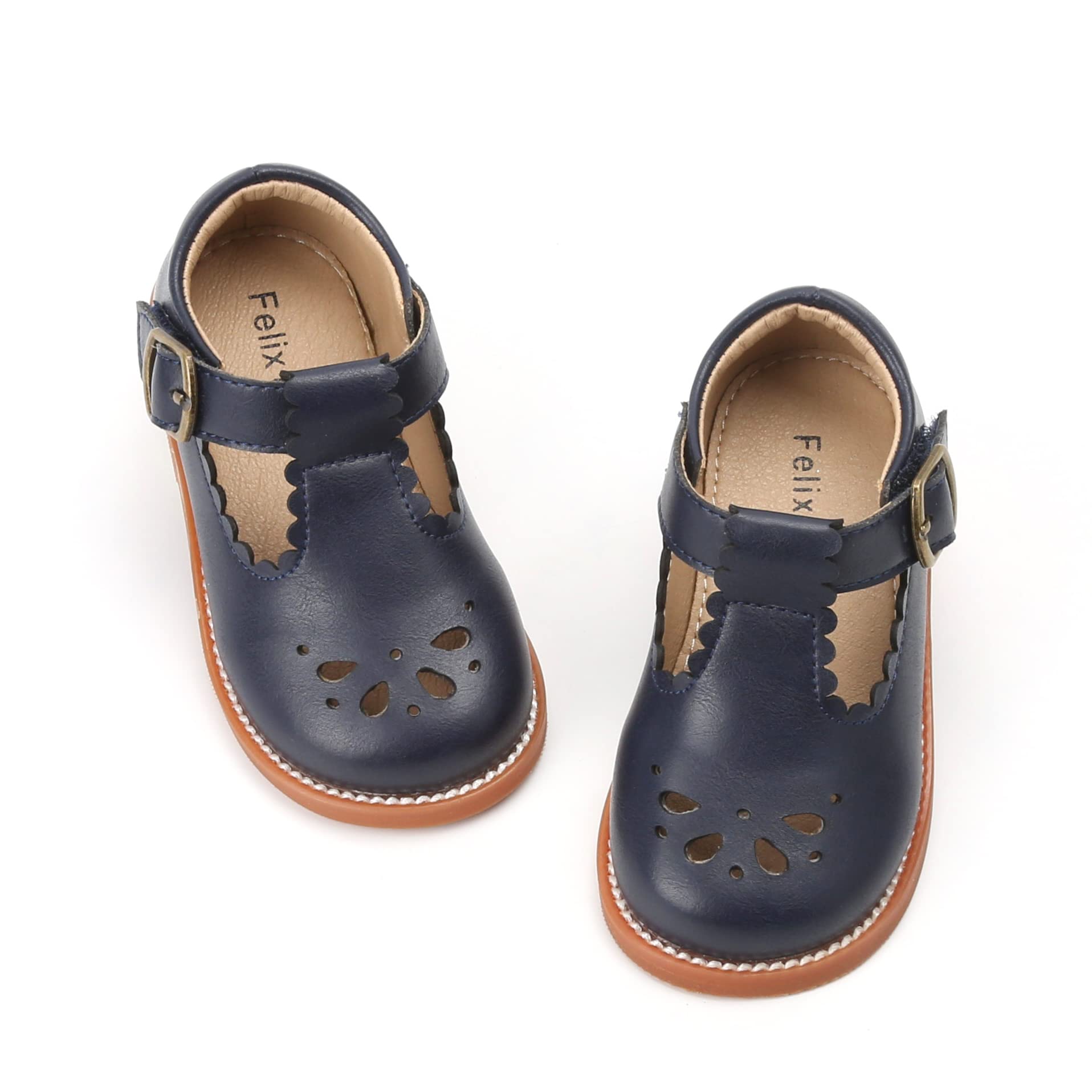 Toddler Little Girl Navy Blue Mary Jane Dress Shoes