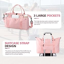 TOPBAG Travel Duffle Bag, Waterproof Weekender