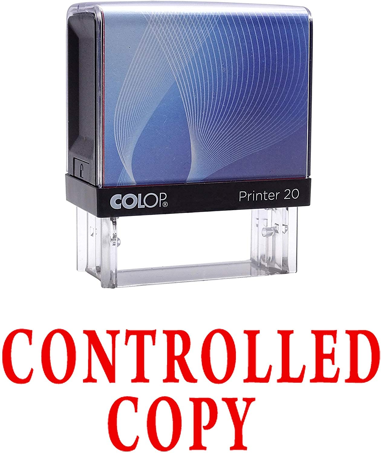 Controlled Copy Self Inking Rubber Stamp Custom Colop Office Stationary P20 Mini Stamper