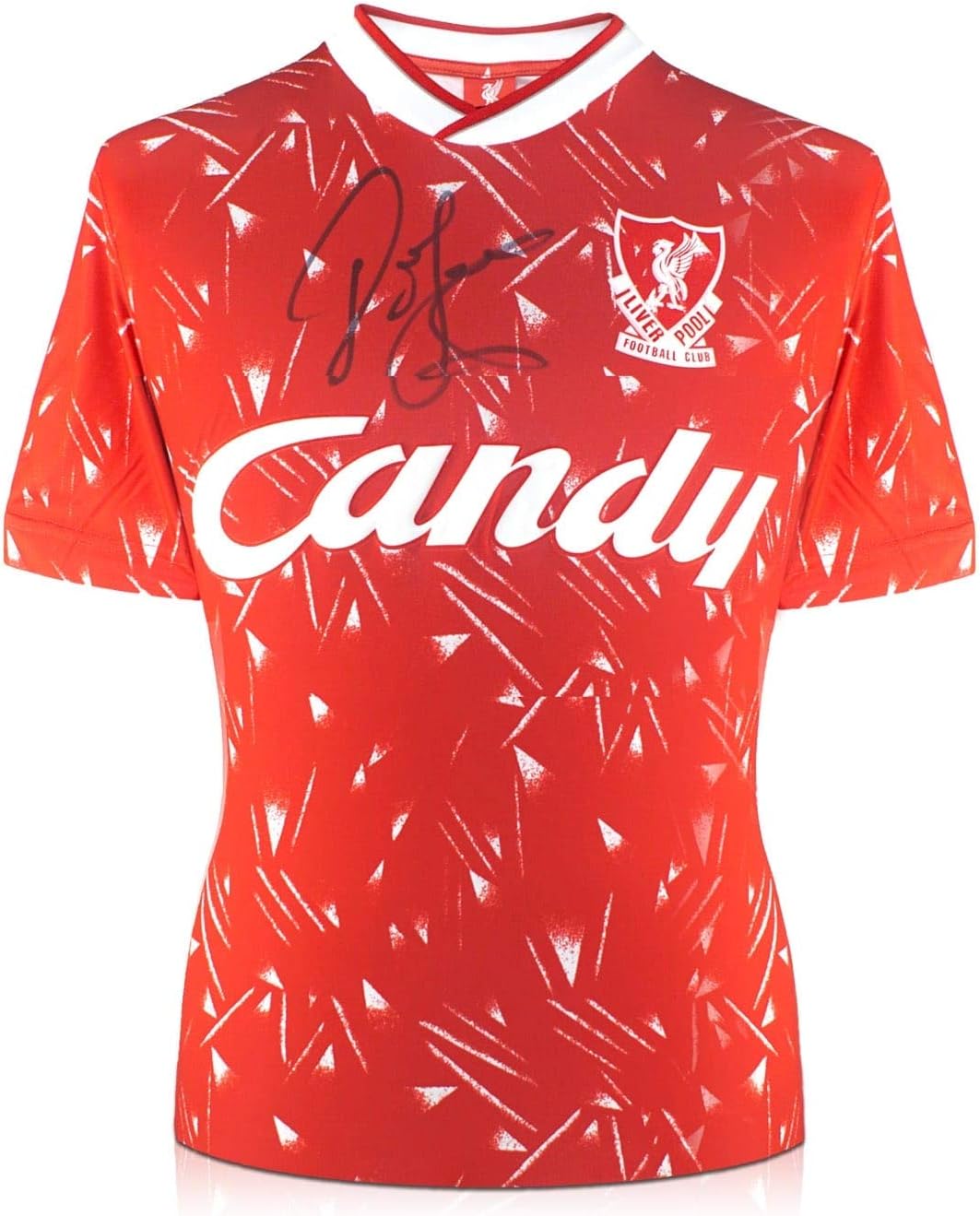 John Barnes Front Signed 1989-91 Liverpool Home Shirt