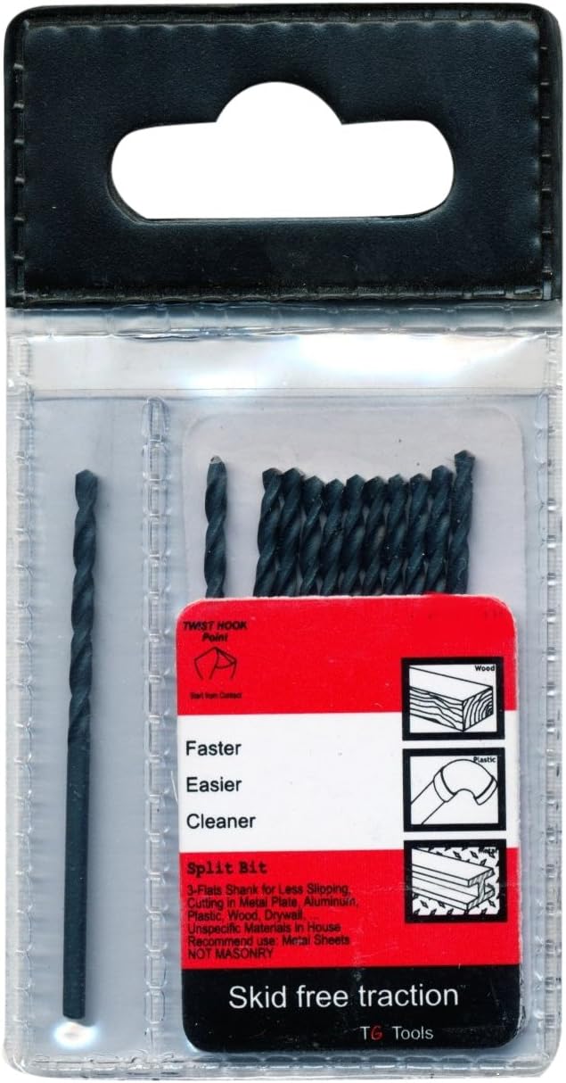 TG Tools A9335:10119D High Speed Black Oxide Drill Bit, 3/64-Inch, 12-Piece