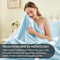 BEDELITE Satin Sheets Twin XL Size Bed Set, Luxury