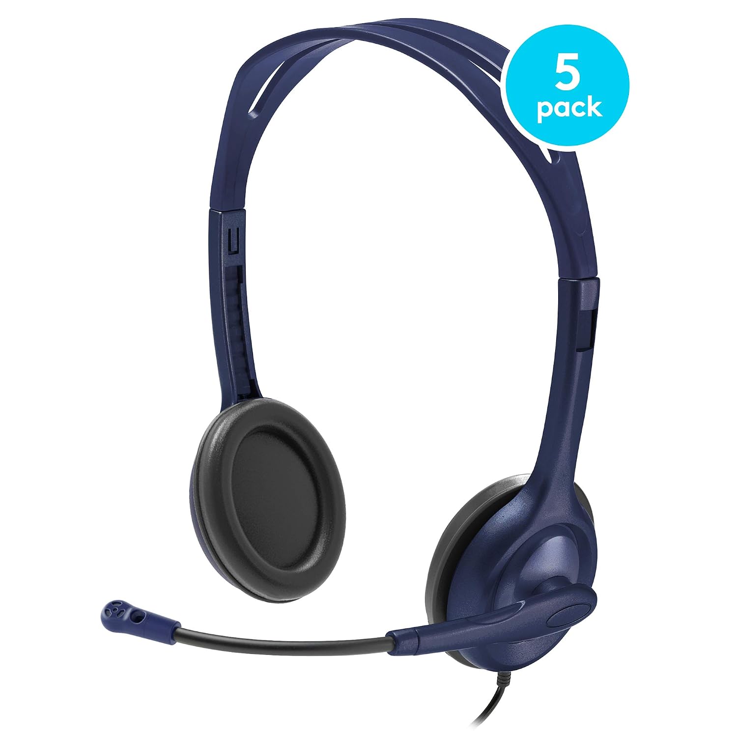 Connessione 3.5 mm Kit di 5 Unità per PC Tablet Logitech H390 Cuffie con  Microfono Mac Accessori per audio e video urban-earth.co.uk